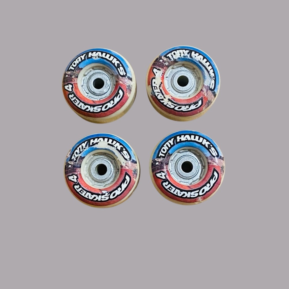 Tech Deck Handboard Wheels Tony Hawk Pro Skater 4 Skateboard 10 1/2” Vintage